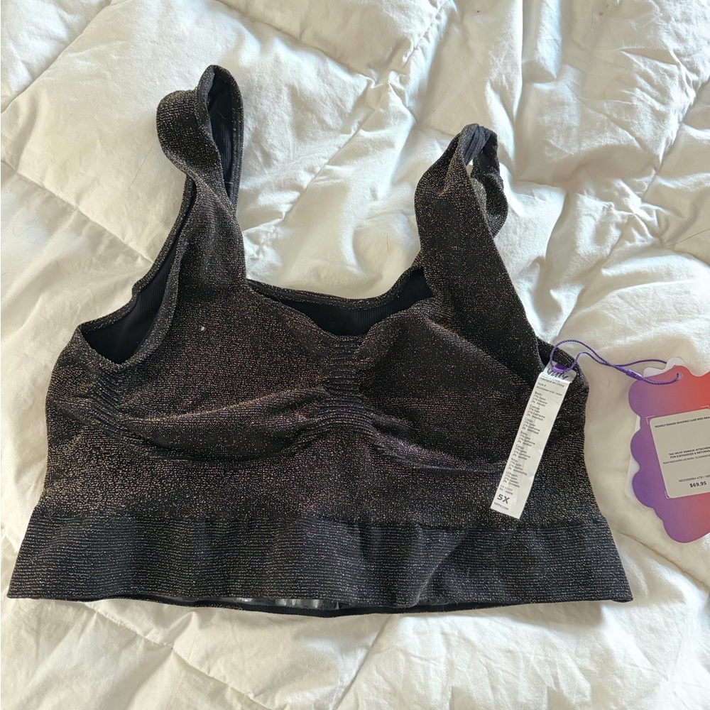 YITTY Black Sparkle Sports Bra